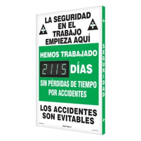 Accuform DIGIDAY 3 ELECTRONIC SAFETY SHSCK115 SHSCK115